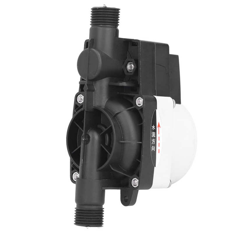 65W Automatic Booster Pump Solar Water Heater Small Pipeline Water Pump 1/2in DC24V (AC100-240V) US Plug