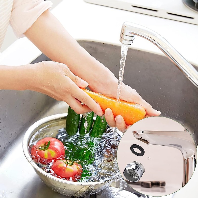 4/1 stücke Durcheinander Wasser Sparen Wasserhahn Belüfter Küche klopfen Filter Düse 24mm Gewinde Waschbecken Wasserhahn Bubbler Badezimmer Austauschbare teile