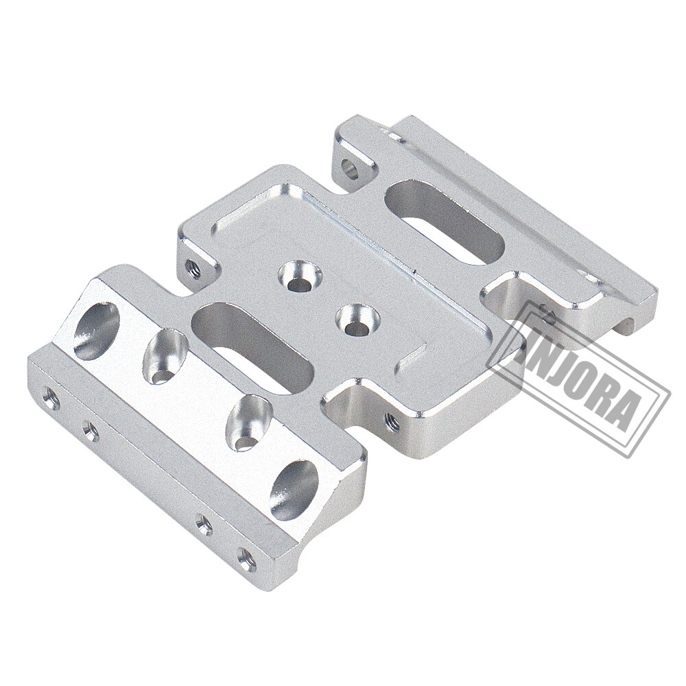 INJORA 313mm 12,3 "distancia entre ejes caja de cambios Prefixal Marco de Metal para 1/10 RC orugas coche Axial SCX10 y SCX10 II 90046: Transfer Case Stand