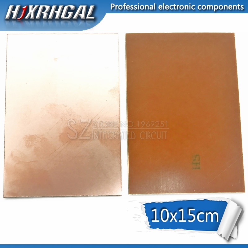 PCB FR4 10x15cm 10x15cm, plaque plaquée de cuivre  – Grandado