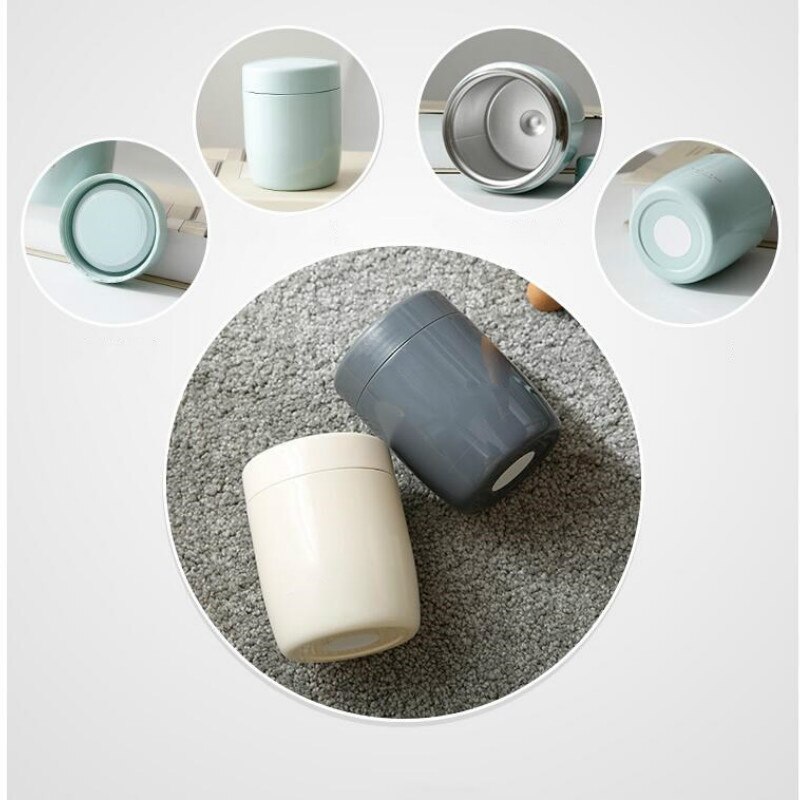 Boîte à soupe 250ML étanche boîte à déjeuner pour enfants en acier inoxydable récipient alimentaire préparation de repas boîte à déjeuner micro-ondable boîte à déjeuner