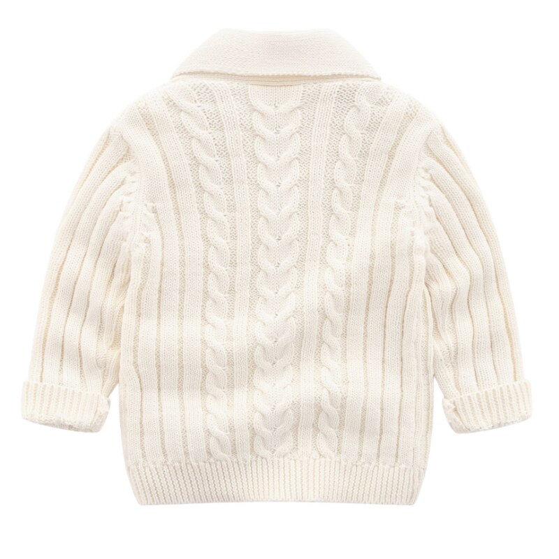 Garçons Cardigan pull enfants manteau décontracté printemps automne Preppy Style marine simple boutonnage câble pull tenues pour bébés