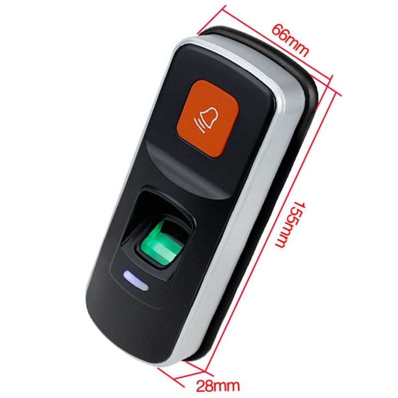 Rfid  x660 fingeraftryk stryg adgangskontrol maskine fingeraftrykslæser sd-kort overførsel data smal controller døråbner suppor