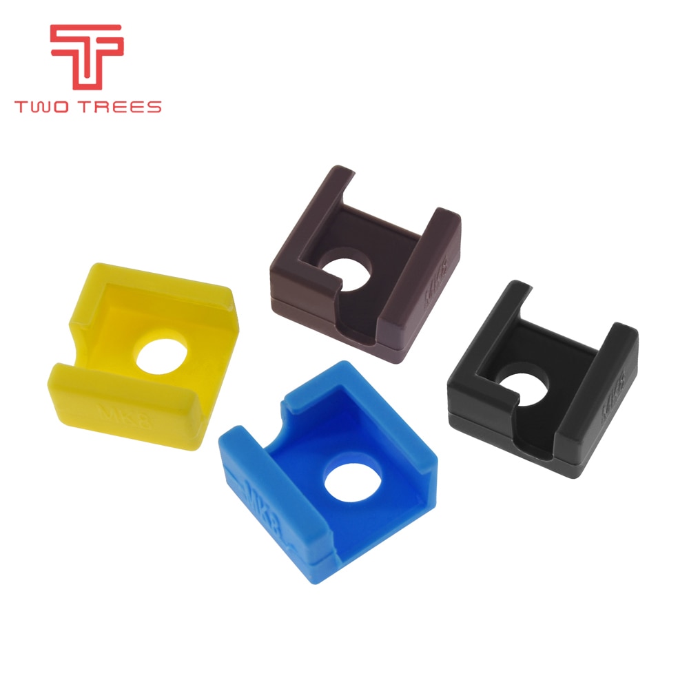 3D Printer Parts MK8 Extruder Nozzle Extruder Print Head 0.2/0.3/0.4/0.5/0.6/0.8mm mk9 Silicone sock for CR-10 Ender 3 pro