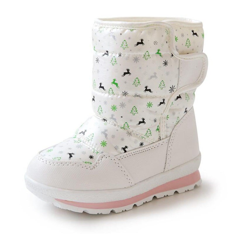 2020 crianças botas meninas e meninos antiderrapante botas de neve crianças impermeável lã grossa dentro quente abaixo-30 graus: 27