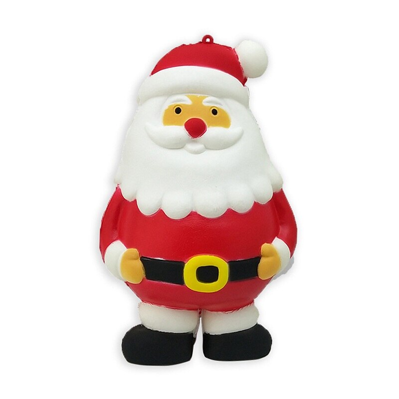 Jumbo Kawaii Santa Claus Christmas Snowman Tree Squishy Toys Soft Scented Squishy Slow Rising Squeeze Toys Stress Relief Toy: 10.5x7.5x4.5 CM