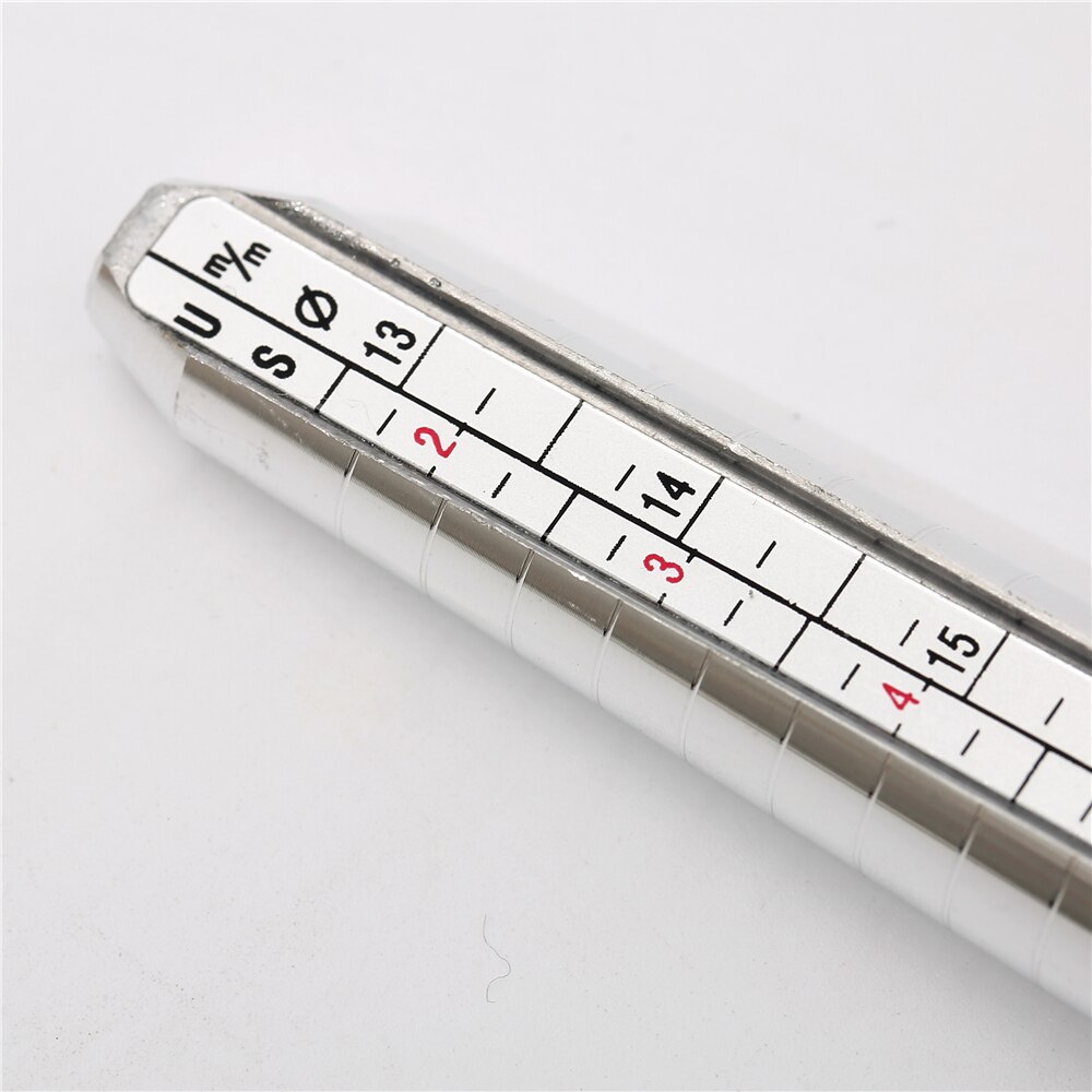 1pcs Measuring Gauge Finger Ring ​US Size Chart Metal Stick Sizer For DIY Jewelry Measurement Tools Set