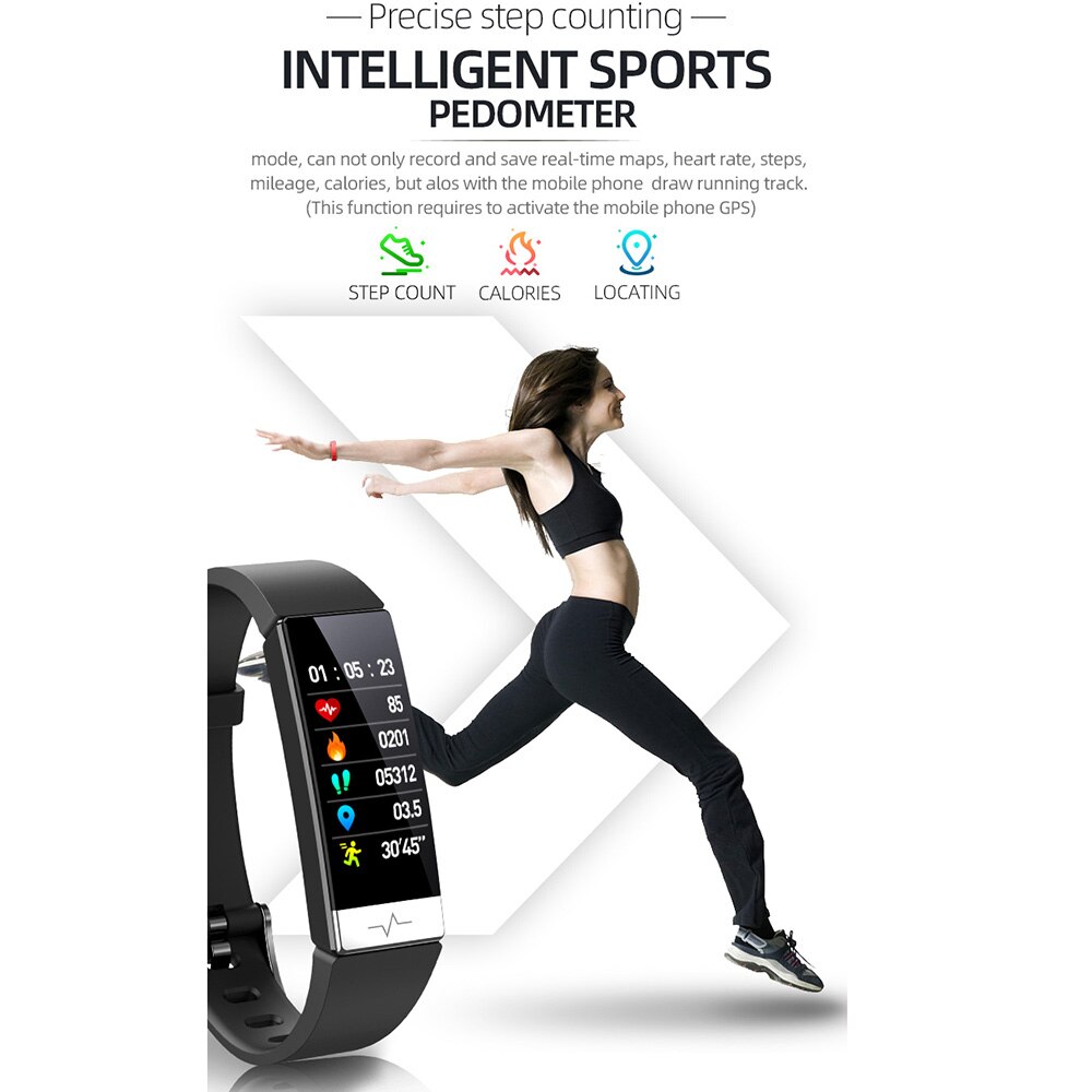 Y91 Smart Bracelet Waterproof IP68 Smartwatch ECG PPG HRV Heart Rate Monitor Blood Presures Whatsapp Reminder for IOS Android