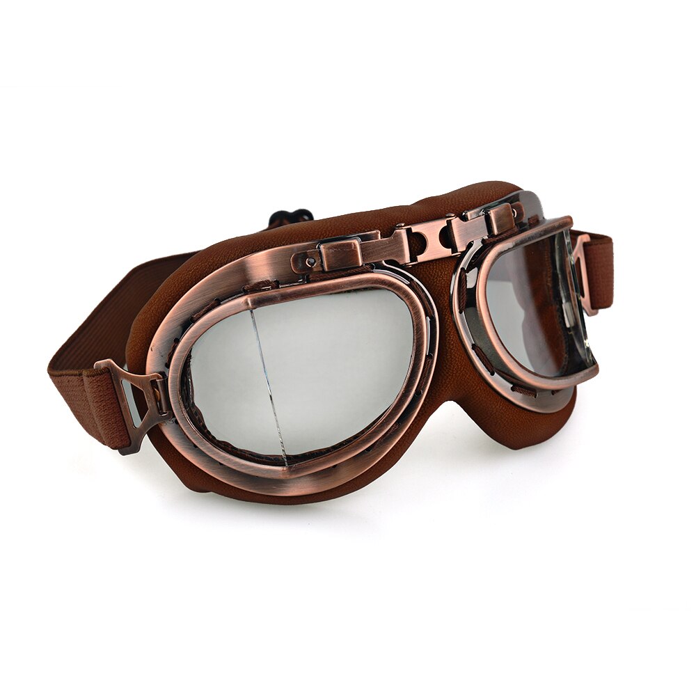 Lunettes de Moto rétro classique café racer, Vintage, pour Harley Pilot, pour casque, Protection UV