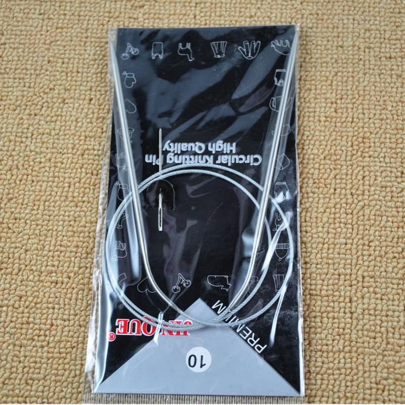 11pcs Roestvrij Rondbreinaalden Multi size Circulaire Breien Pins Haak Weven Pins Handwerk Gereedschap 32 "80 cm