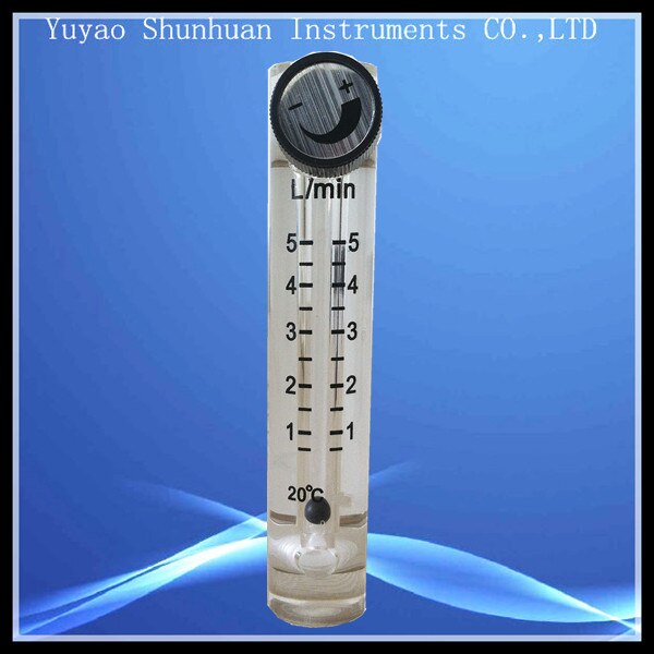 1-5LPM 1-10LPM air flow meter for gas air oxygen flowmeter indicator Counter Height 115mm