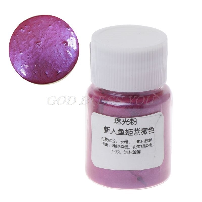 Résine colorant poudre Mica perle Pigments Colorants cristal boue résine fabrication de bijoux décor étincelle: 11