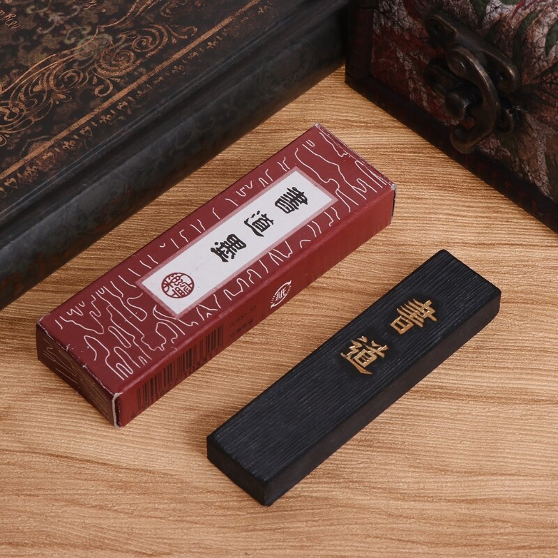 Dessin écriture encre bâton bloc noir pour la calligraphie japonaise chinoise solide encre bâtons solide papeterie fournitures de bureau