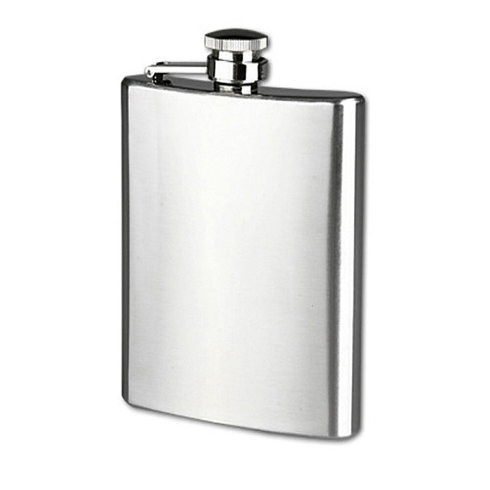 Acier inoxydable poche hanche flasque alcool whisky liqueur bouchon à vis 4 5 6 7 8 9 10 18 OZ liqueur hanche fiole nouveauté # j3s: G