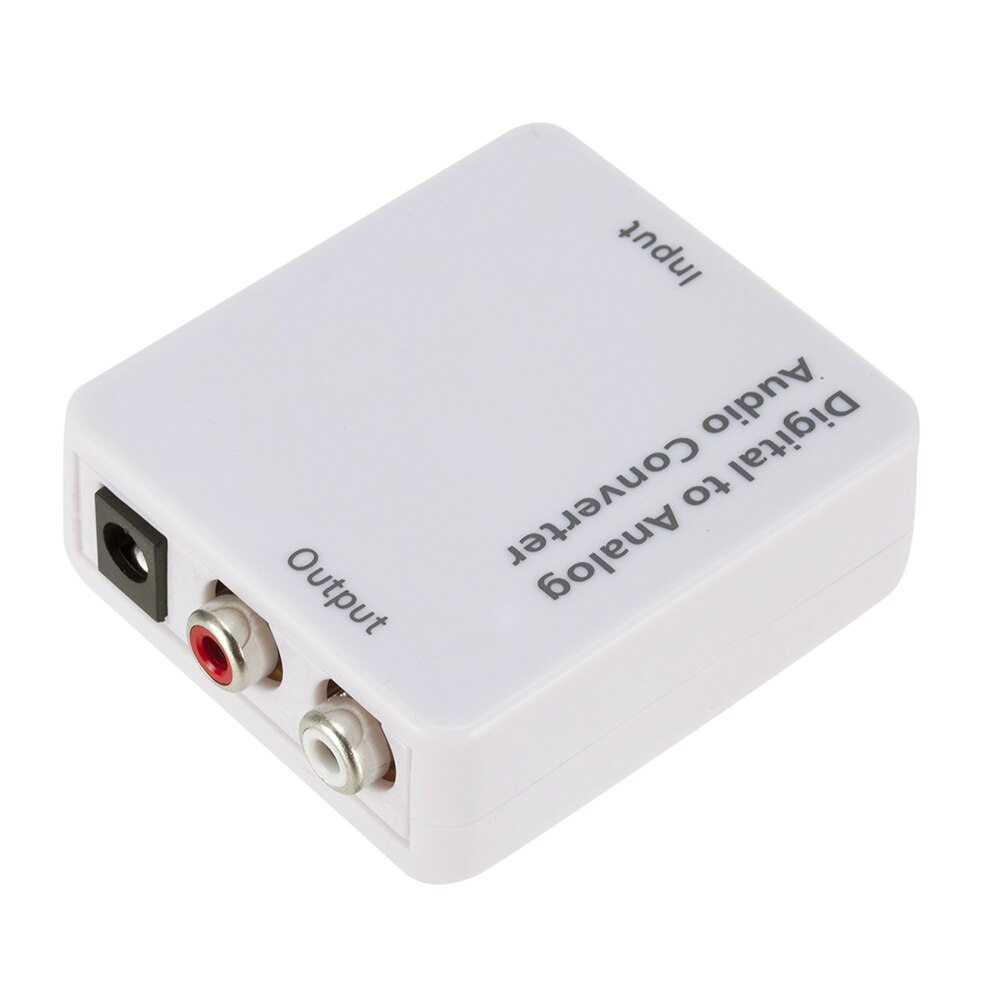 Optische Coaxiale Thuis Draagbare Toslink Praktische Adapter Digitaal Naar Analoog Decoder Connector Accessoires Duurzaam Audio Converter