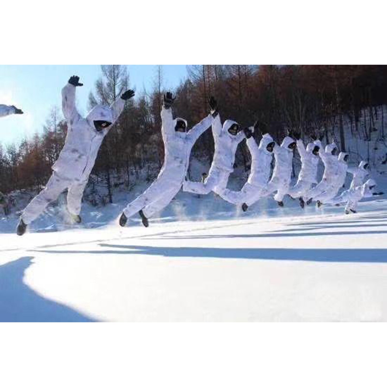 Vêtements Ghillie de chasse à neige, gilet de Camouflage