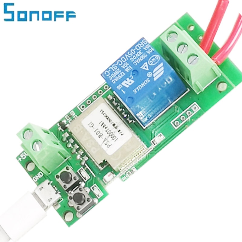 2PCS dc 5V wifi switch module dc 5V Inching Self Locking wireless Relay Switch Smart home Automation for Computer access