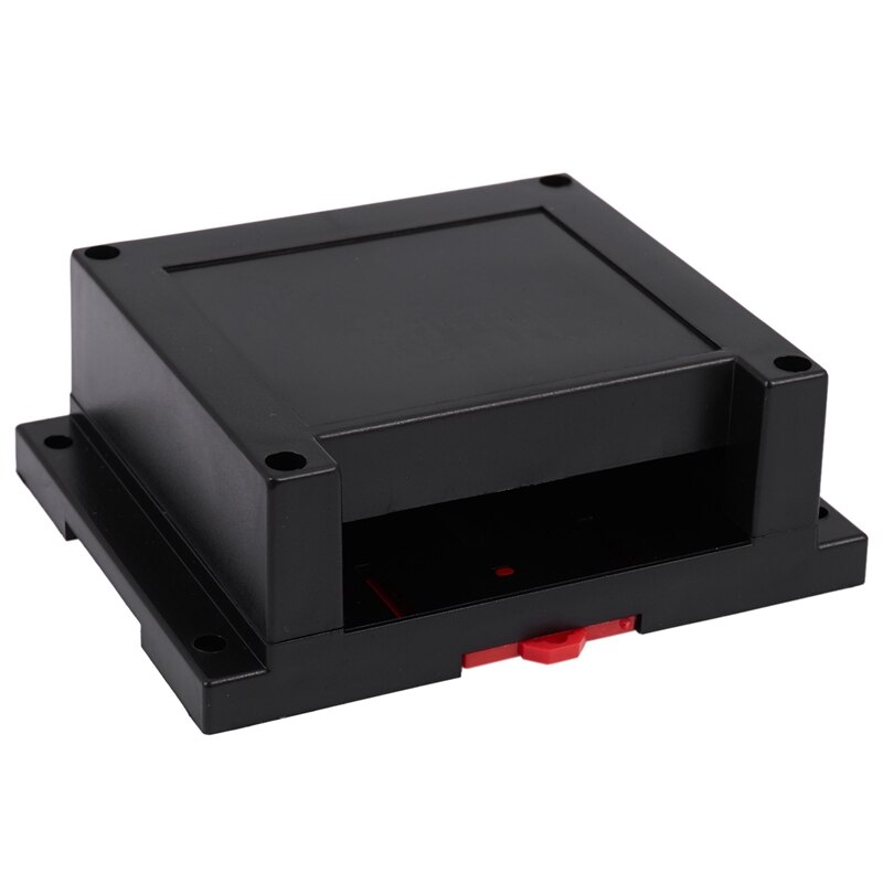 2 Pcs Enclosures for Electronics Electronics Project Enclosure Din Rail Junction Housing Case-Black & White