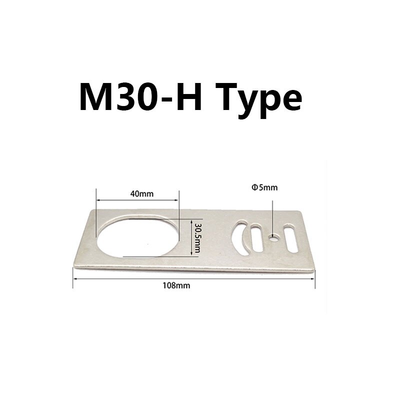 Approach Sensor bracket proximity sensor switch holder photoelectric sensor switch fix support M8L/H M12L/H M18L/H M30L/H: M30-H