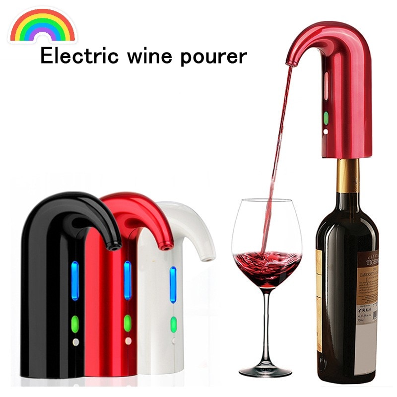Smart Elektrische Wijn Schenker Draagbare Wijn Decanter Automatische Rode Wijn Schenker Beluchter Decanter Dispenser Bar Accessoires Bar