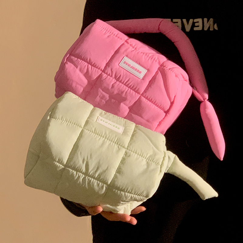 Borsa per il trucco di grande capacità Borsa da donna Elementi essenziali da viaggio Custodia per cosmetici Astucci per studenti Organizzatore di cancelleria: Arancione