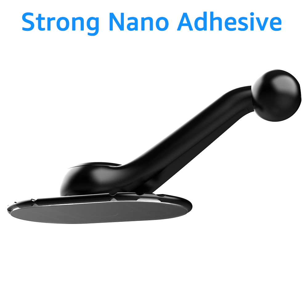 17mm Ball Head Bracket with Nano Sticky Base for Car Dashboard Desktop Mobile Phone Holder Accessories Car GPS Mount Phone Stand