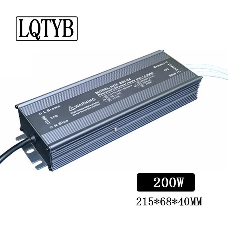 Waterproof explosion-proof high-power constant voltage power supply 12V lighting engineering LED water