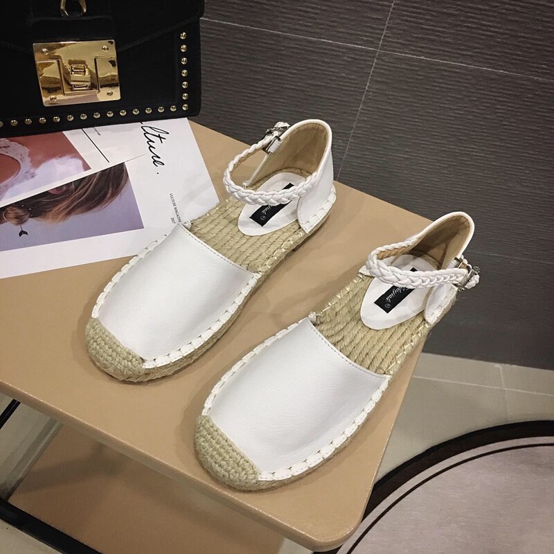 Alpargatas blancas Wellwalk, zapatos de mujer con – Grandado