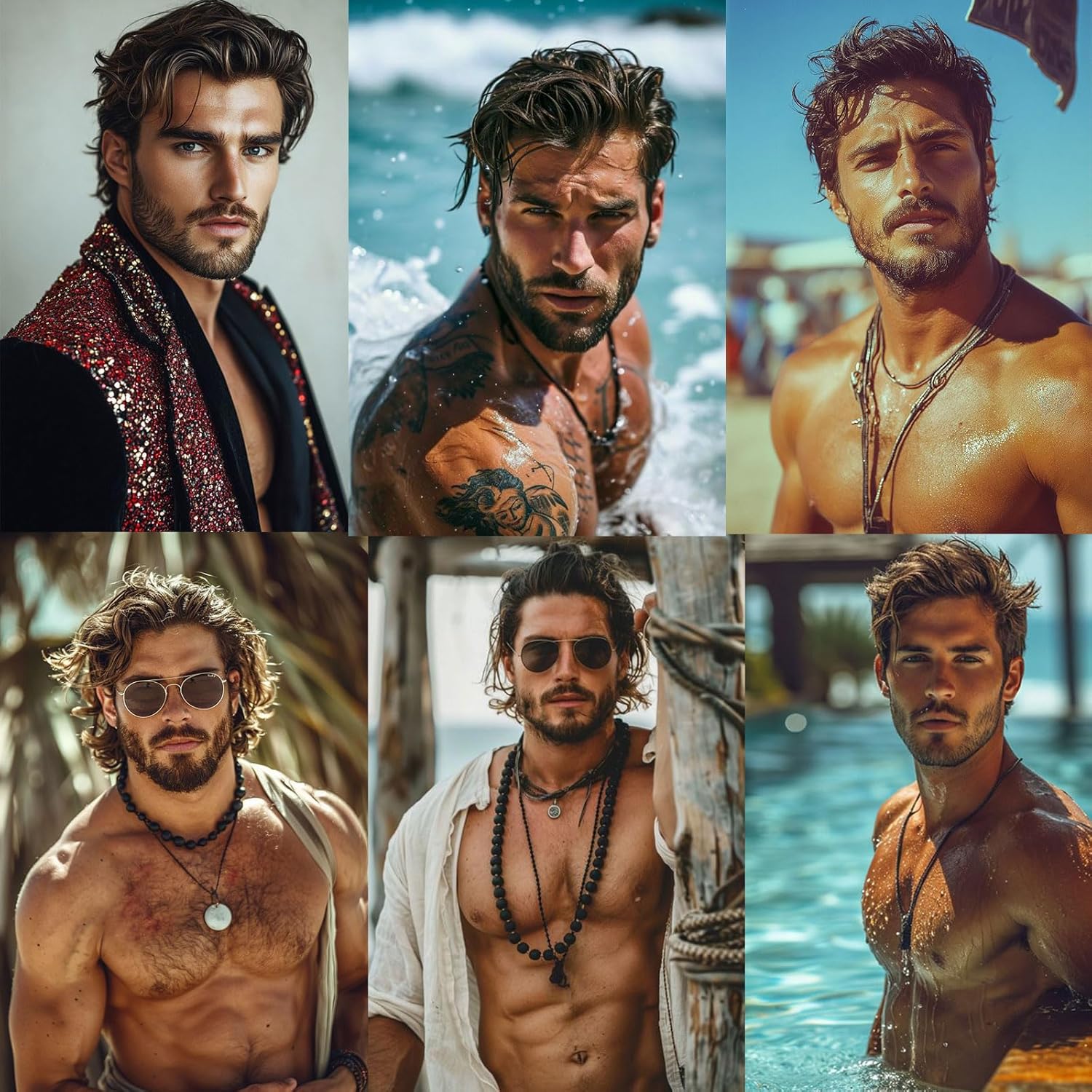 Fantasia de cavanhaque falso, cabelo facial, barba realista, bigode com fita adesiva, cabelo humano, renda, barba para halloween, festa de natal