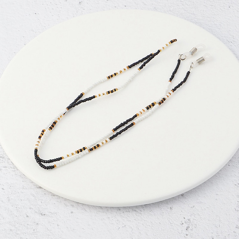 Dames gekleurde kralen kettingen voor brillen, hangende zonnebrillen, leesbrillen ketting, brillenkoordhouder, nekband, touw