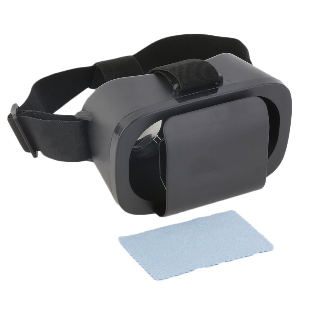 Black 3D Video Bril Universele Virtual Reality Voor 4.7 ~ 6 "Smartphones