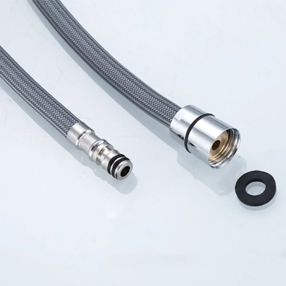 Faucet Hose Flexible Retractable Faucet Shower Hose Accessories Pull Out And Down Hose Kitchen Faucet Tap Sink Hose Attachment