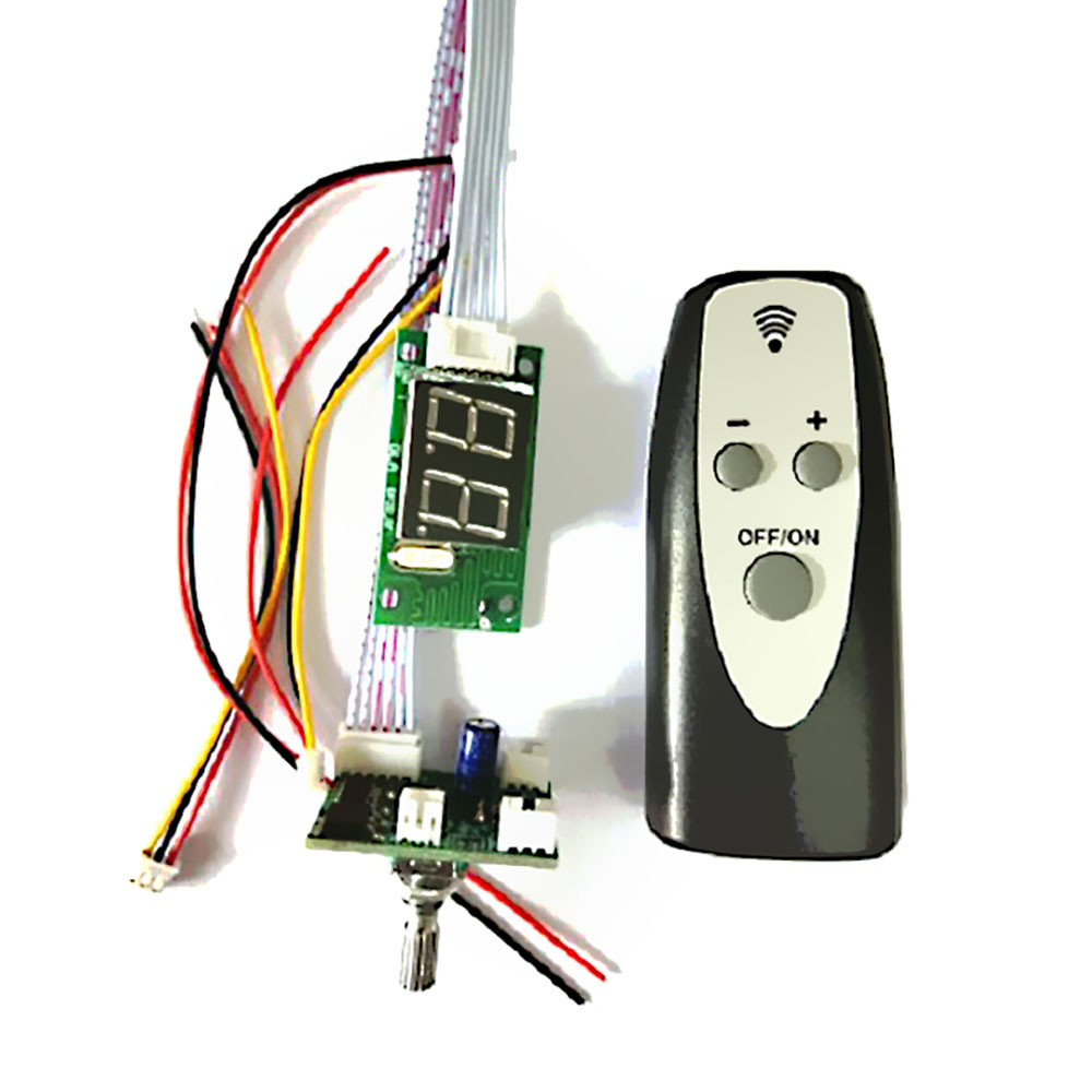 100k/50k Doppel-Digital potentiometer Fernbedienung Lautstärke ton LED-Anzeige HF-Infrarot-Fernbedienung für Leistungs verstärker Audio: Orange