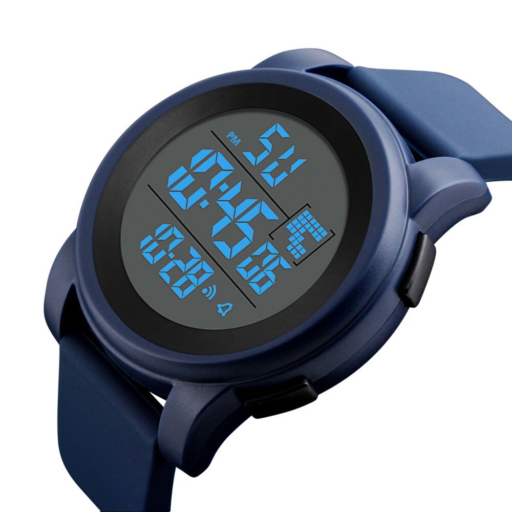 Digitale Horloge Mannen Sport Horloges Voor Mannen Waterdichte Klok Outdoor Horloge Mannelijke Relogio Digitale Masculino Reloj Hombre: Blue 