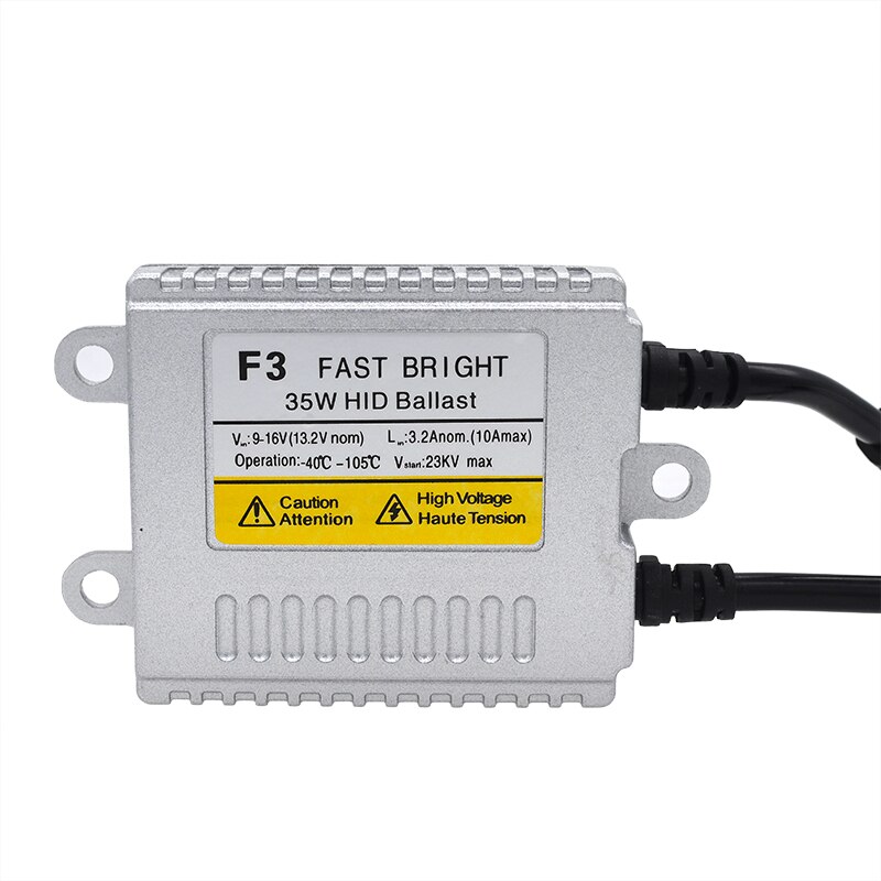 12V Ac 35W Slim Hid Xenon Ballast F3 Snelle Start Elektronische Hid Conversie Ballast Voor 35W Auto licht Kit H1 H3 H7 H11 Xenon Lamp