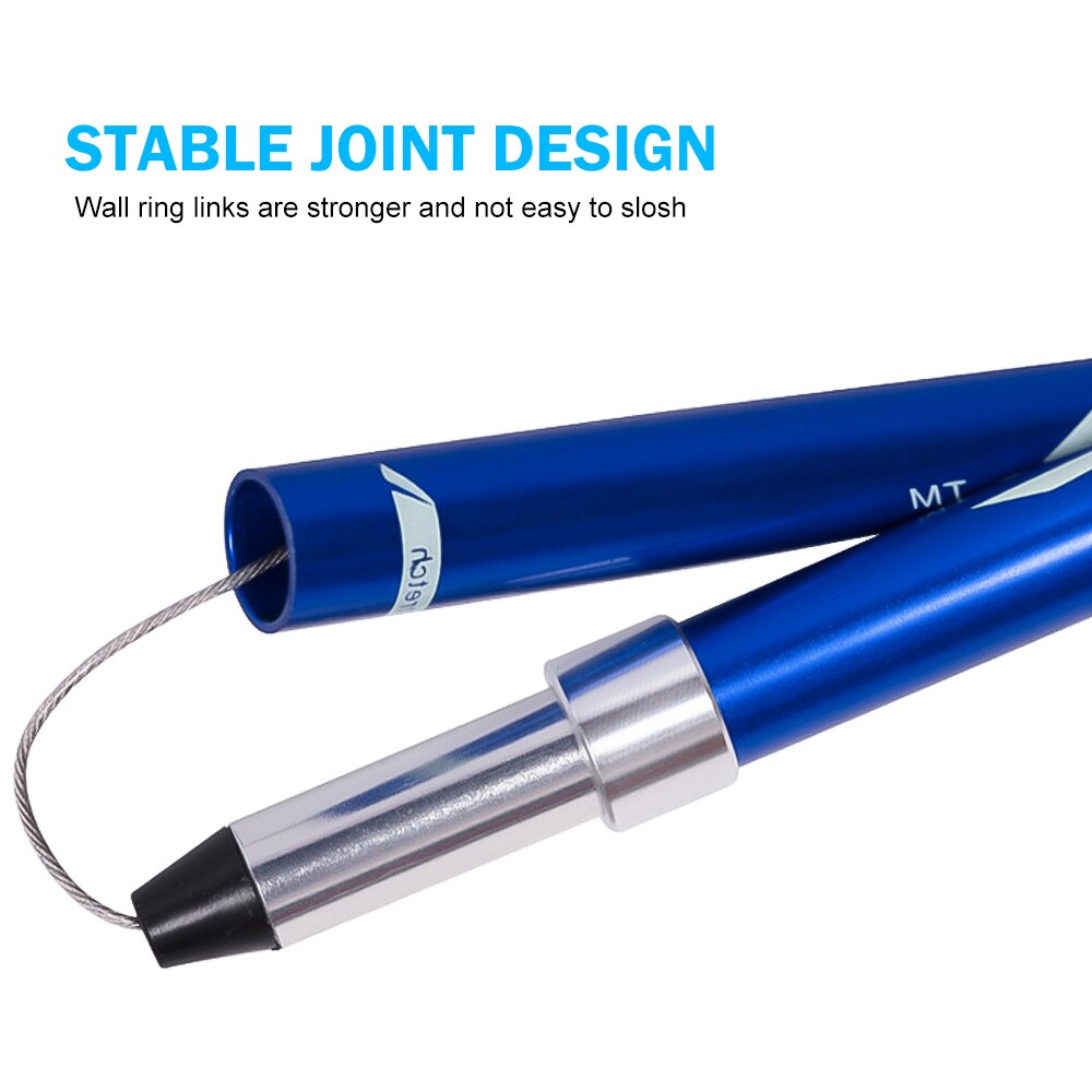 Outdoor Folding Handle 4-Section Folding Walking Sticks Canes Hiking Poles Trekking Poles Stick Adjustable Antishock