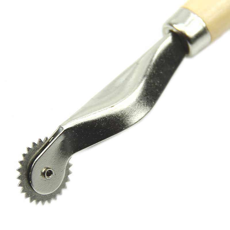2mm Pitch Overstitch Wheel Leather Stitch Space Paper Perforating Tool Roulette For Arts and Leather Crafts SCI88