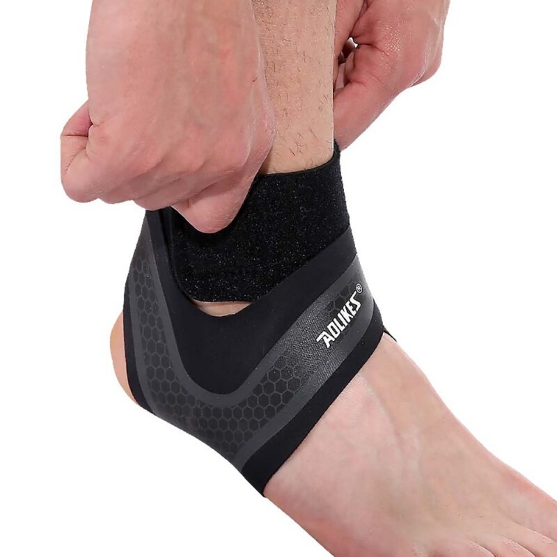 1Pcs Sport Enkel Ondersteuning Elastische Enkelbrace Guard Voet Ondersteuning Sport Basketbal Running Gear Gym Enkel Ondersteuning Enkel Protector