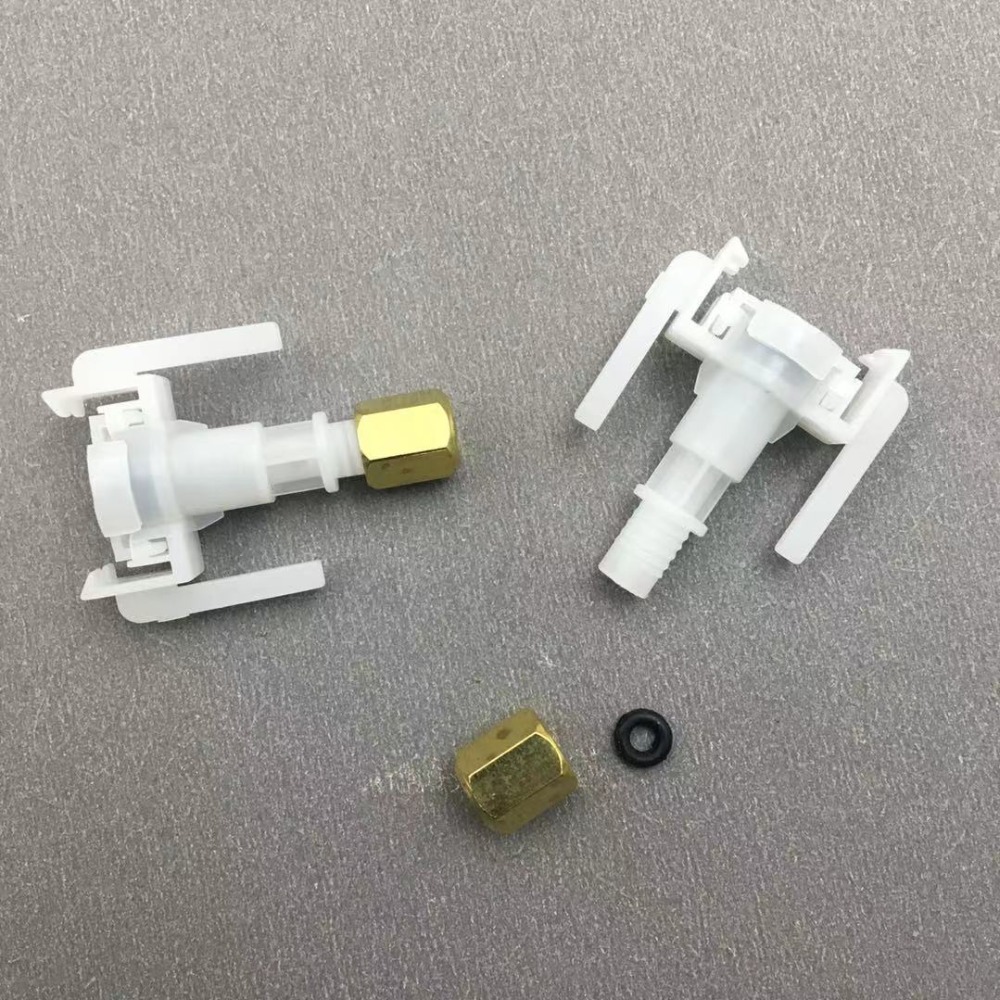 10PCS DX5 ink damper for Epson TX800 XP600 Mimaki TS3 JV33 CJV30 TS5 JV2 Galaxy inkjet printer dumper filter solvent water based: Connector