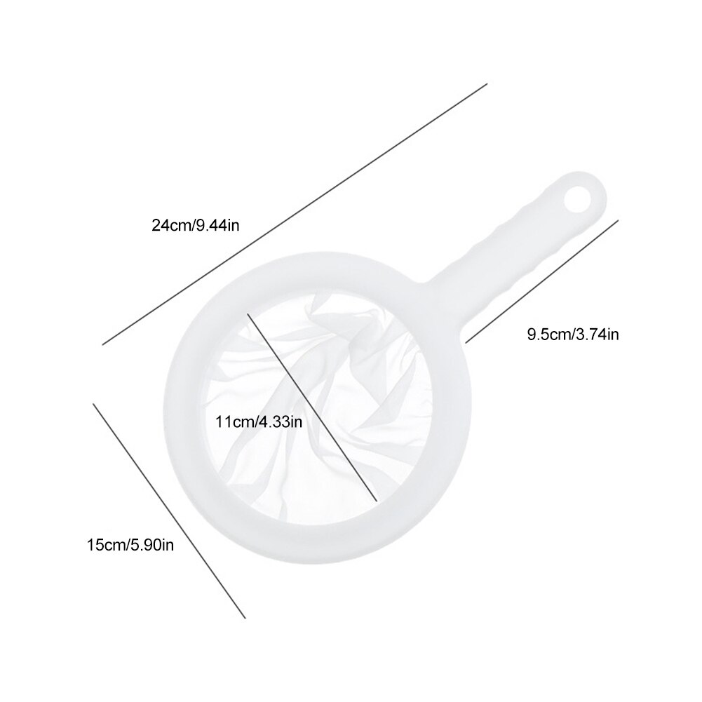 Mesh Kitchen Ultra-fine Mesh Strainer Kitchen Nylon Mesh Filter Spoon For Suitable For Soy Milk Coffee Filter Spoon For Soy Milk