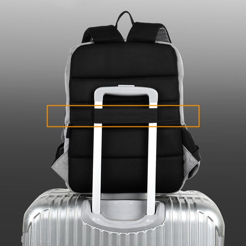 Mochila de para hombre, morral para ordenador portátil de , impermeable, a prueba de arañazos, de viaje,