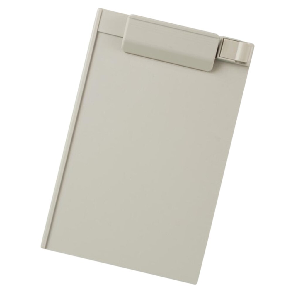 A5 Clipboard Profile Clip Hardboard Paper Holder Writing Folders for School Classrooms Office (Sky-blue): Grey