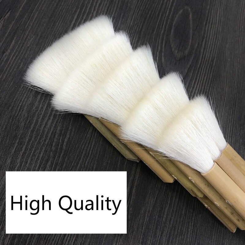 Wool Paint Brush Wooden Handle Goat Hair Joint Brush Watercolor Acrylic Oil Paint Brushes for Painting Art Supplies