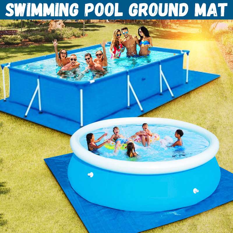 JUDANNA Boven de grond zwembad Liner Pad, zwembad gronddoek, 13,12 ft/4 m zwembad beschermer pad, zwembad grondmatten, zwembad mat voor beschermen bovengronds zwembad, rond