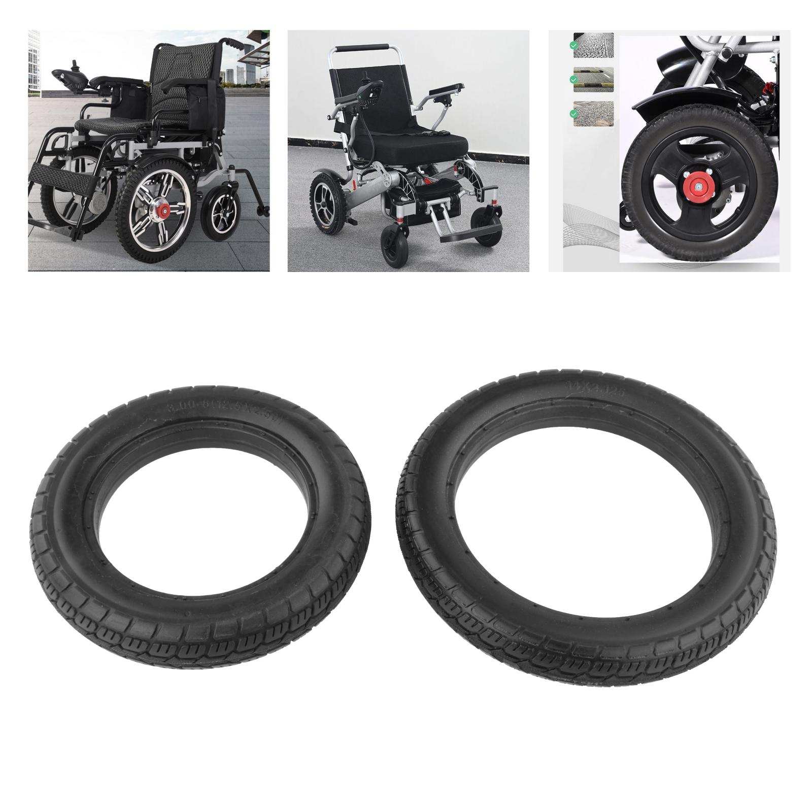 Gummi Rollstuhl Reifen Hohe Festigkeit Teile Gruppe Rollstuhl Reifen Rollstuhl Fahrrad Reifen für Reparatur Zubehör Ersetzt
