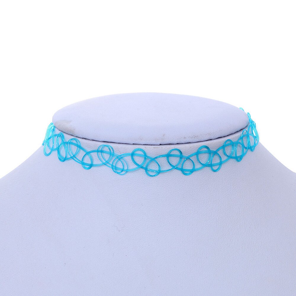 Colliers puissants colorés et Sexy, bijoux de plage en forme de goutte d&#39;eau, clavicule circulaire en toile d&#39;araignée, pour au bord de la mer, , 1 pièce
