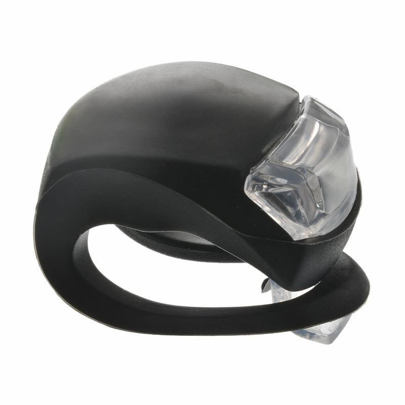 Kikker Licht Silicone Voor Achter Firm Veiligheidswaarschuwing 3 Mode Fietslicht Helm Flash Wiel Fiets Licht Fietsen Accessoires: black light