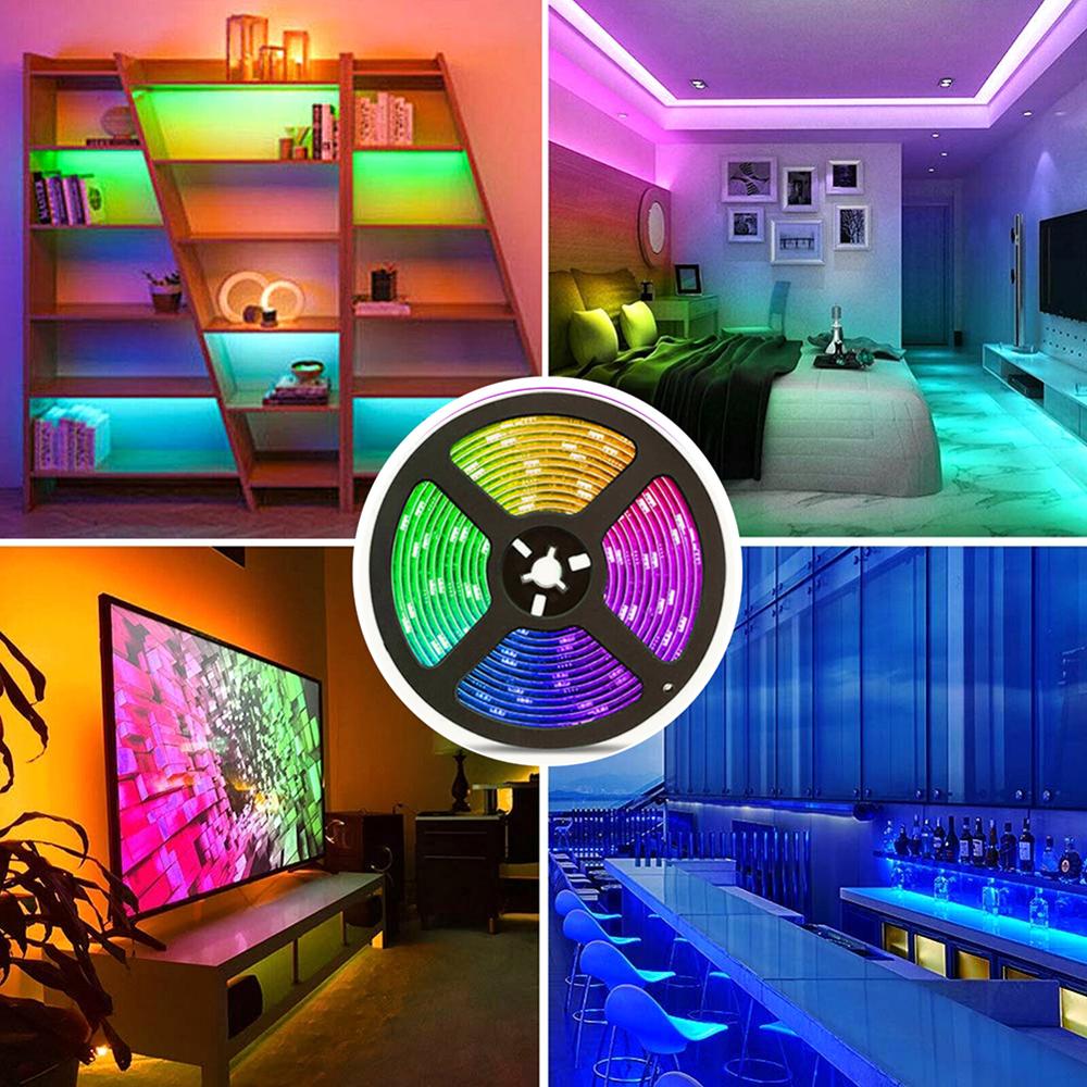 20 m LED Streifen Lichter RGB LED Licht Streifen 3528 SMD flexibel Farbwechsel Licht Schnur für Heimat Beleuchtung Küche bett Dekoration