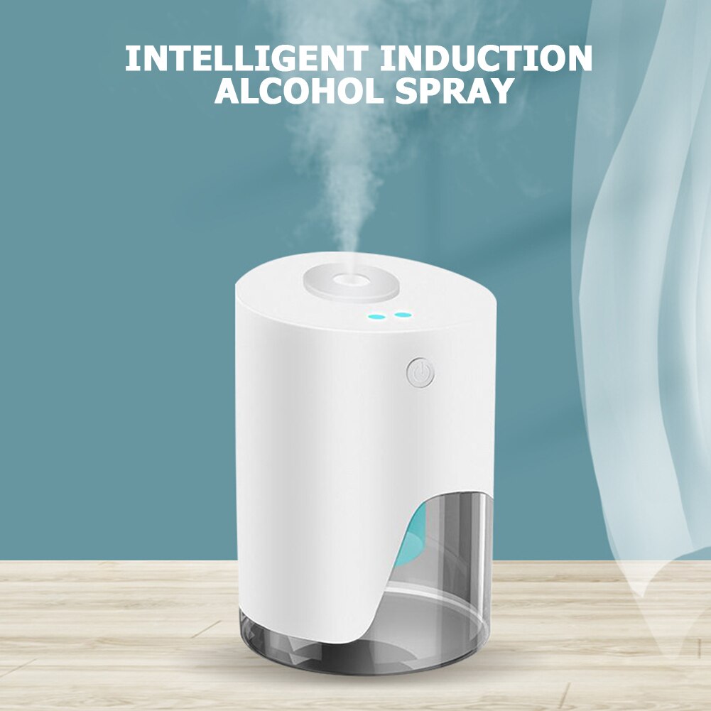 100ML automatyczny dozownik alkoholu bezdotykowa dezynfekcja dozownik rozpylacza USB ładowanie indukcja alkohol rozpylać Sanitizer