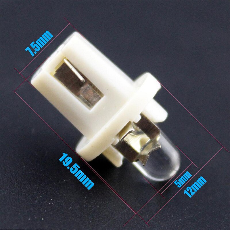 10pcs B8.5 T5 LED B8.5D Car Led Gauge 1SMD Led Speedo Dash Bulbs Instrument Light Bulb Dashboard Light